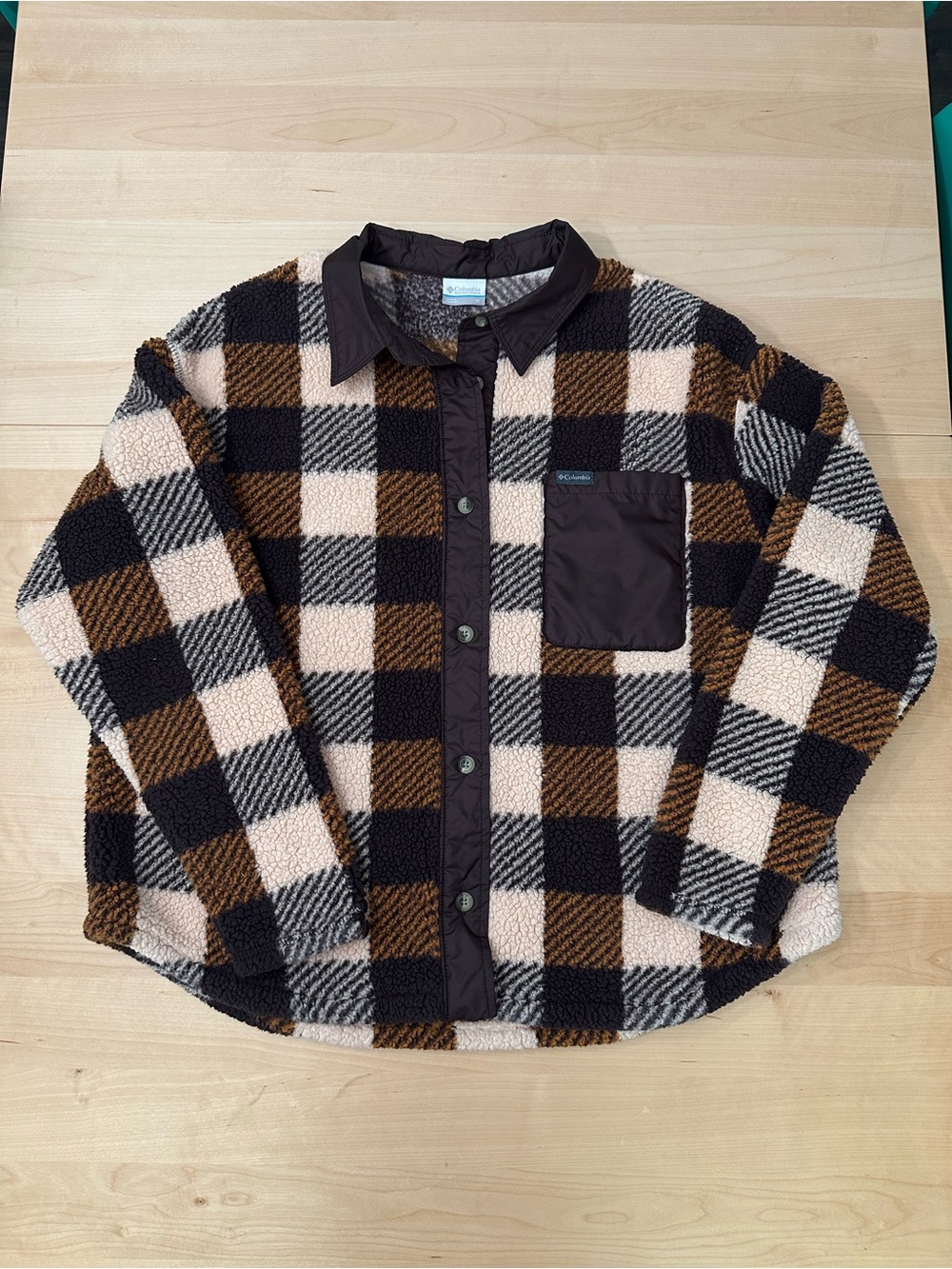 Colombia button up flannel women’s XL